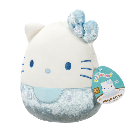 Игрушка мягкая Squishmallows Голубая китти