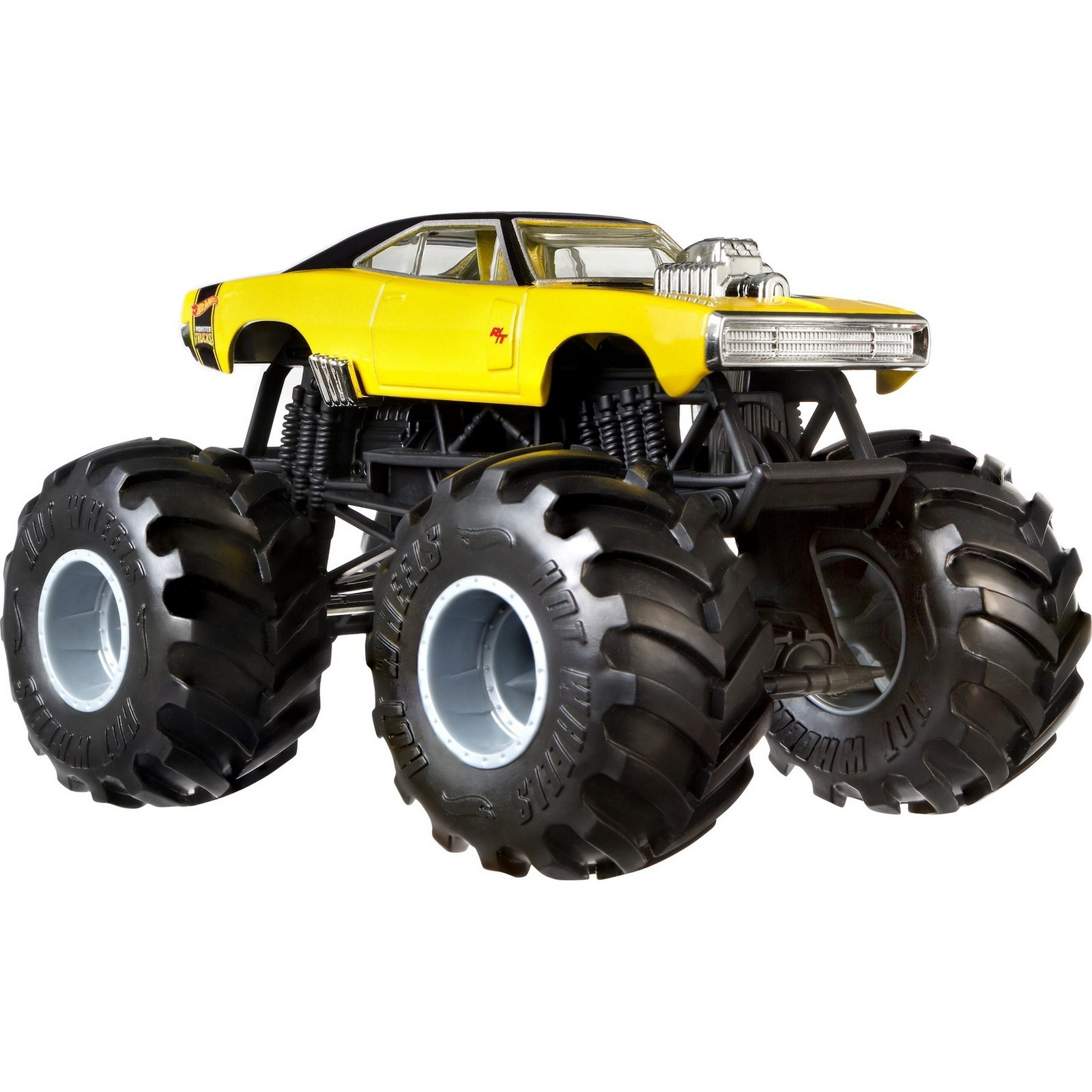 Машинка Hot Wheels Monster Trucks 1:24 Додж Чарджер GBV30 FYJ83 - фото 5