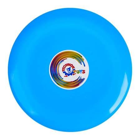 Летающая тарелка Технок 24 × 24 × 25 см цвет голубой + мел в подарок