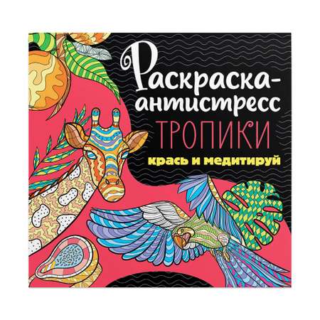 Набор Проф-Пресс Раскраска-антистресс 213Х213. В Городе+Тропики 2шт.