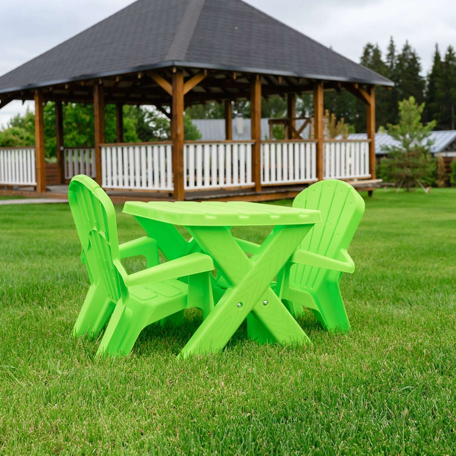 Набор садовой мебели UNIX Kids Garden Green - фото 11