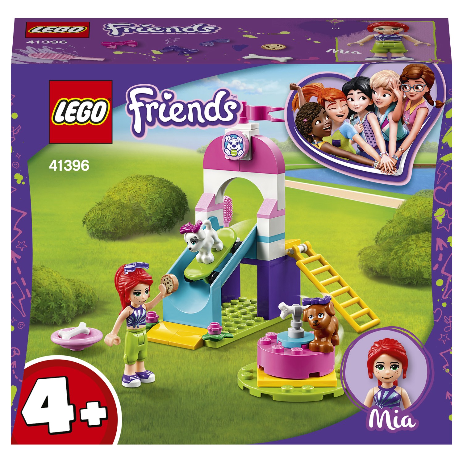 Конструктор LEGO Friends Игровая площадка для щенков 41396 купить по цене  299 ₽ в интернет-магазине Детский мир