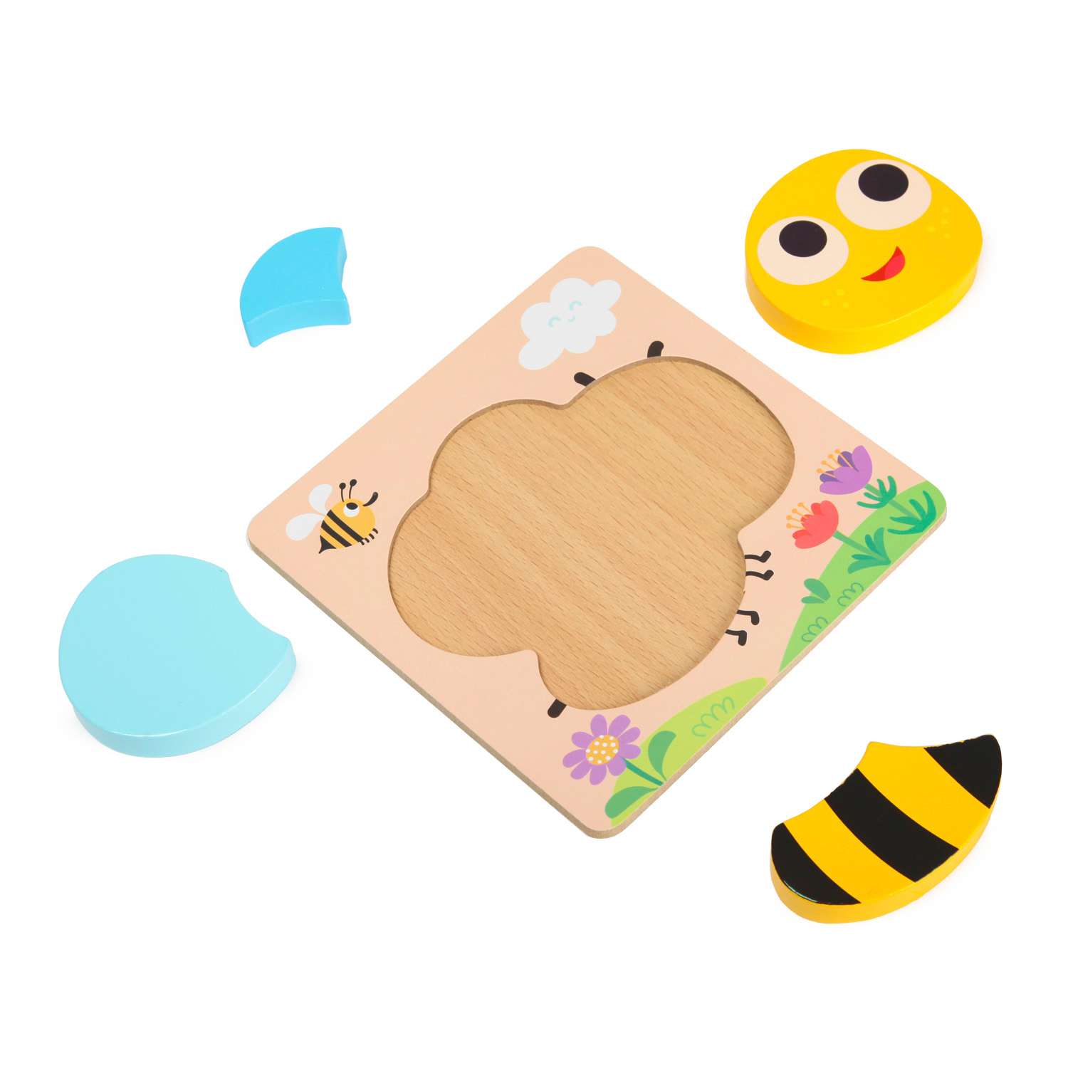 Игровой набор BabyGo Рамка-пазл Пчелка - фото 2