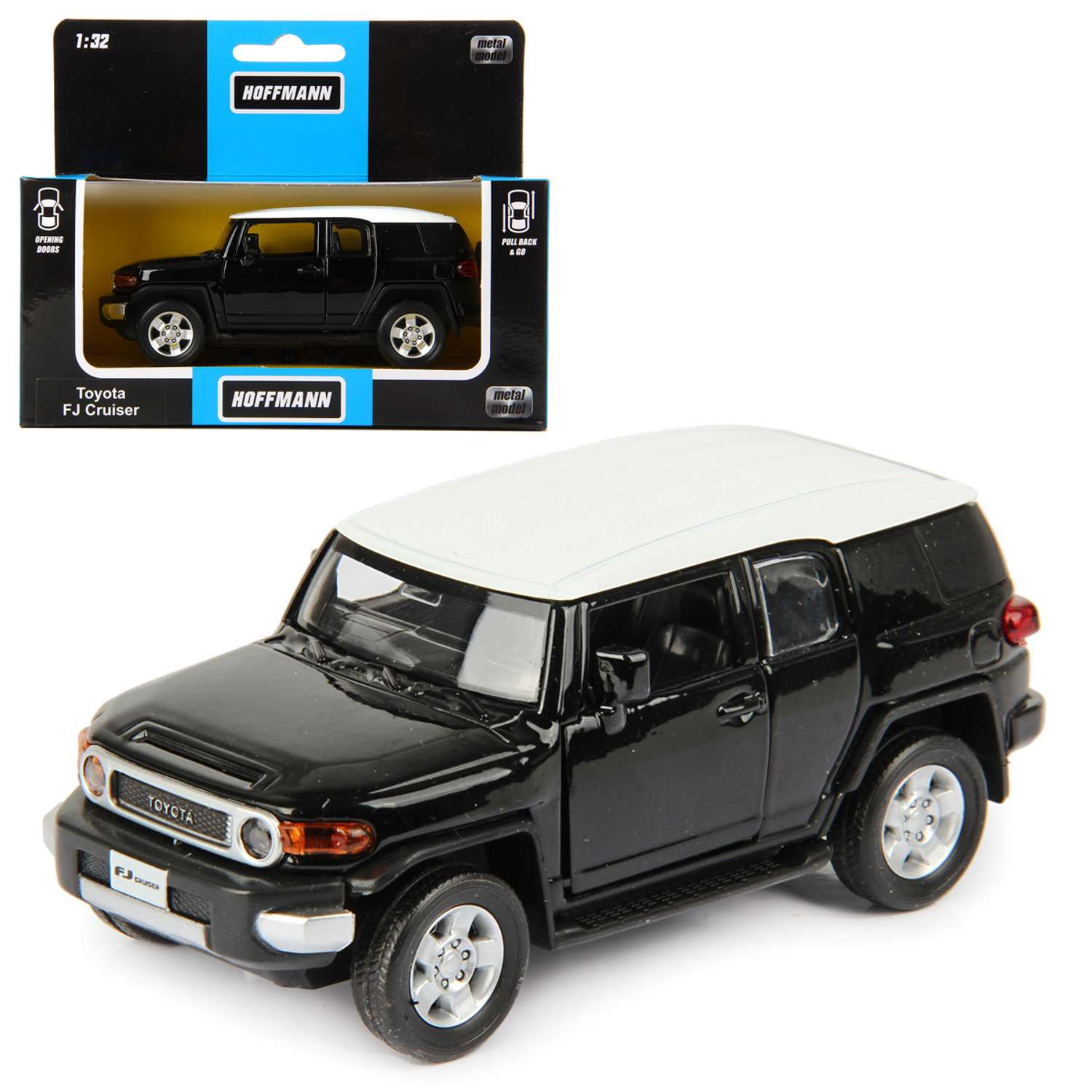 Машина HOFFMANN 1:32 Toyota FJ Cruiser металлическая инерционная 67553 - фото 1