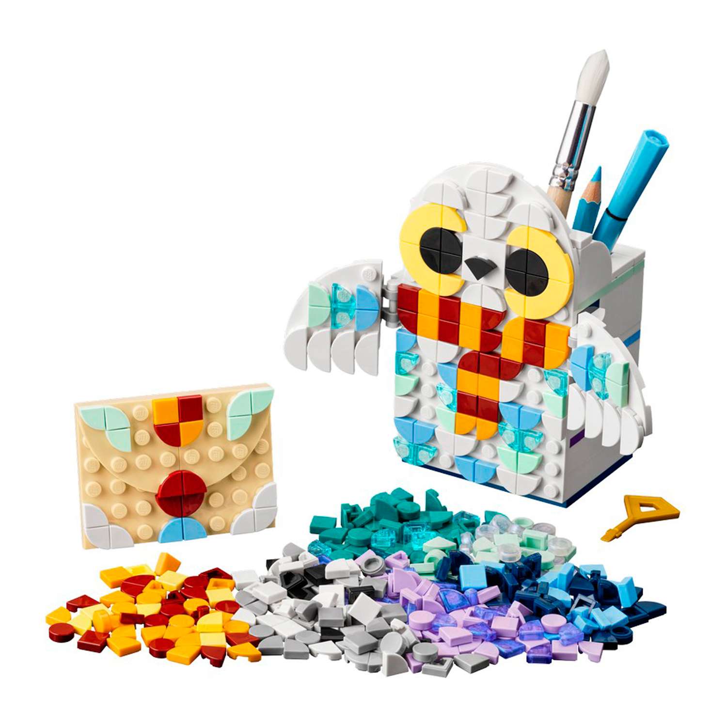 Конструктор детский LEGO Dots Подставка для карандашей с совой Буклей 41809 - фото 7