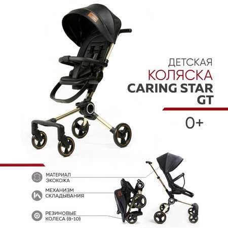 Коляска прогулочная CARING STAR GT черный