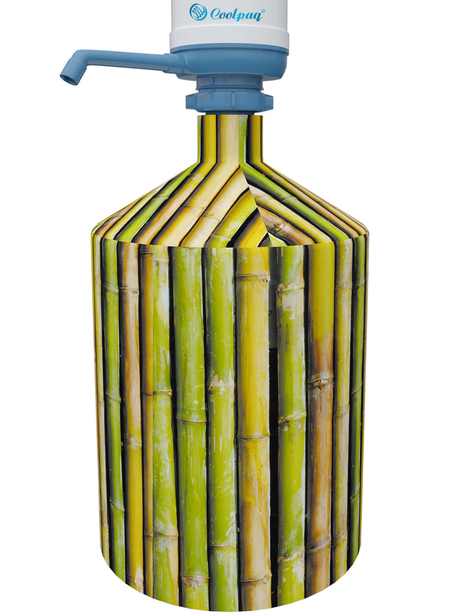 Чехол на бутыль 19л Coolpaq Green Bamboo - фото 1