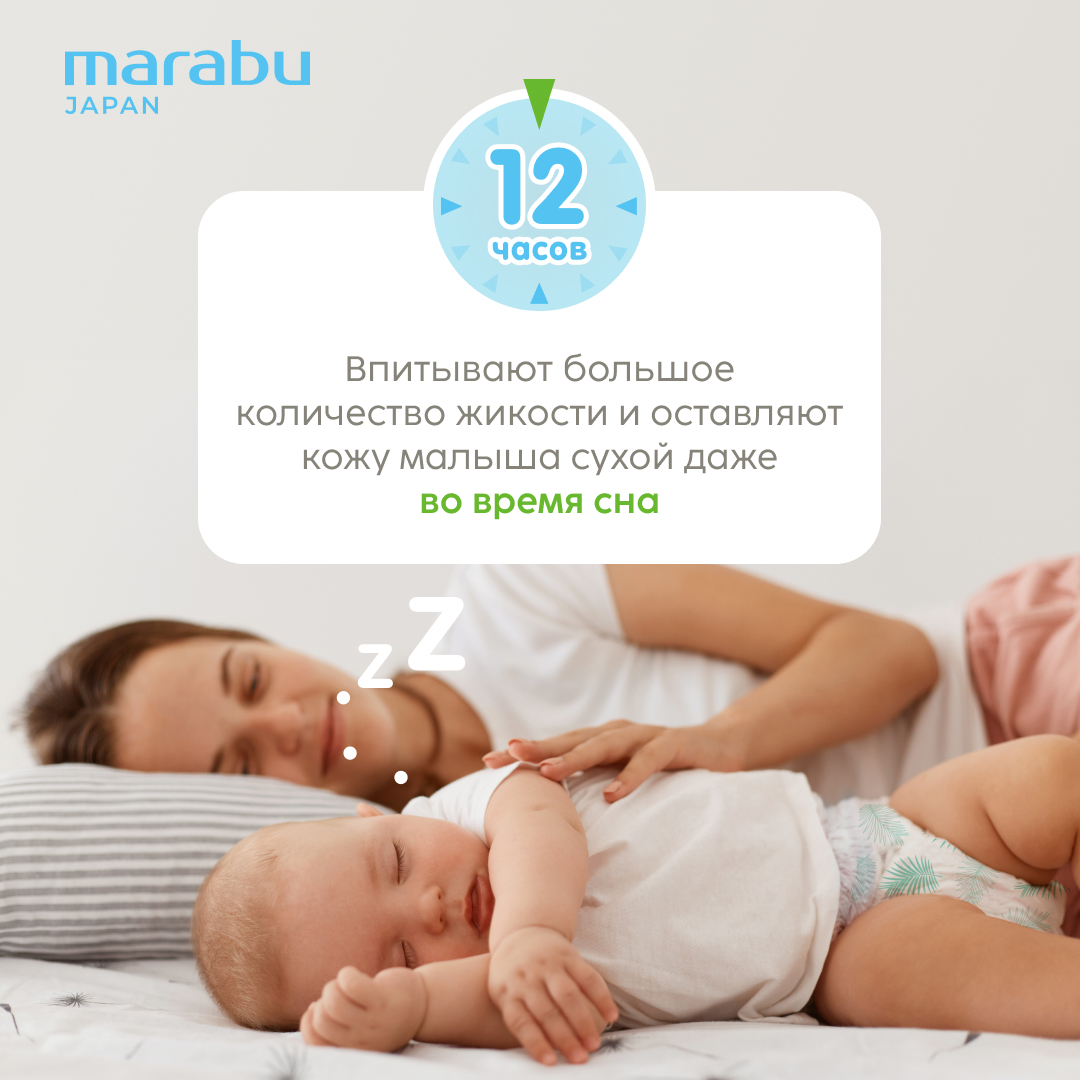 Подгузники-трусики MARABU Organic Bamboo 3 M 6-11 кг 46 шт - фото 3