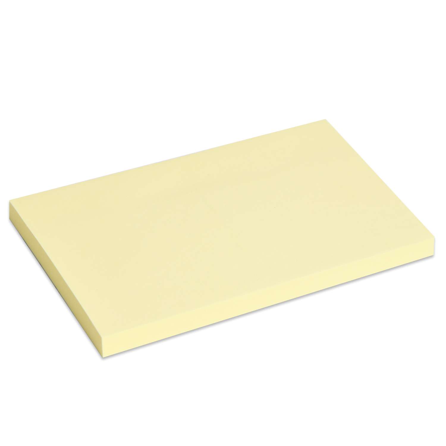 Блок бумажный HOPAX самоклеящийся 100л пастель Желтый - фото 1