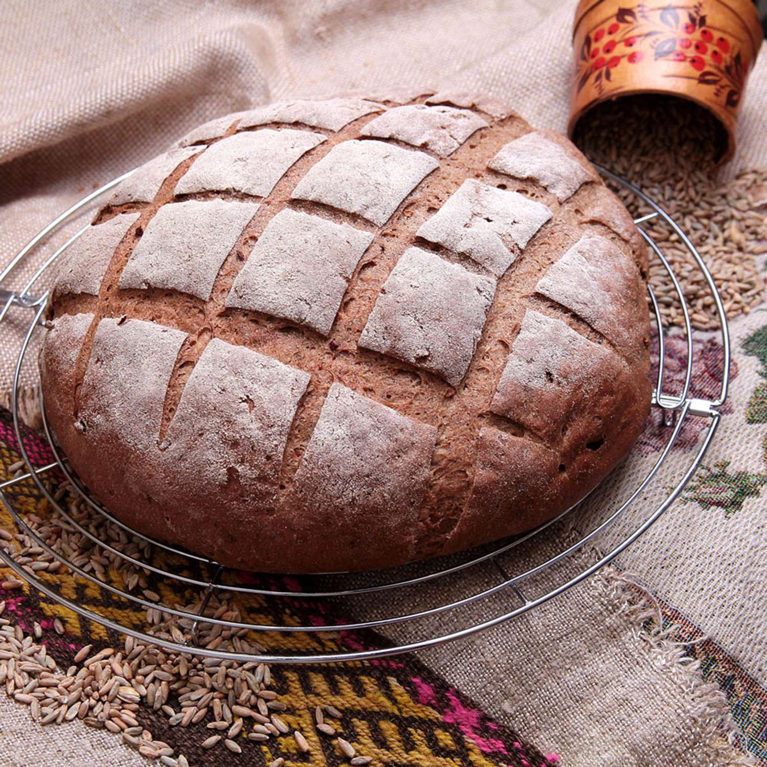 Пшенично-ржаной хлеб С. Пудовъ По-домашнему 500 г - фото 2