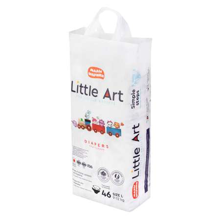 Подгузники Little Art L 9-12кг 46шт