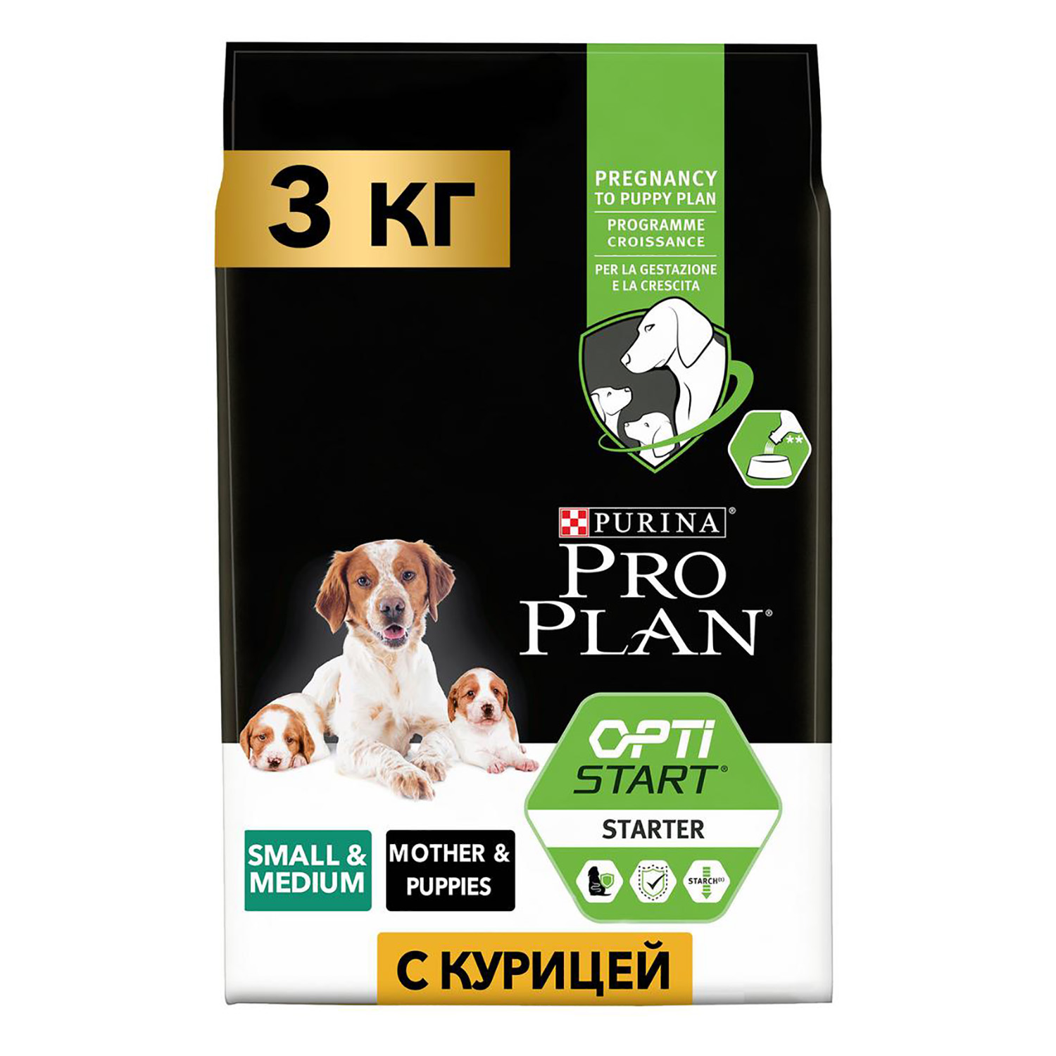 Сухой корм для собак PRO PLAN 3 кг (полнорационный) - фото 1