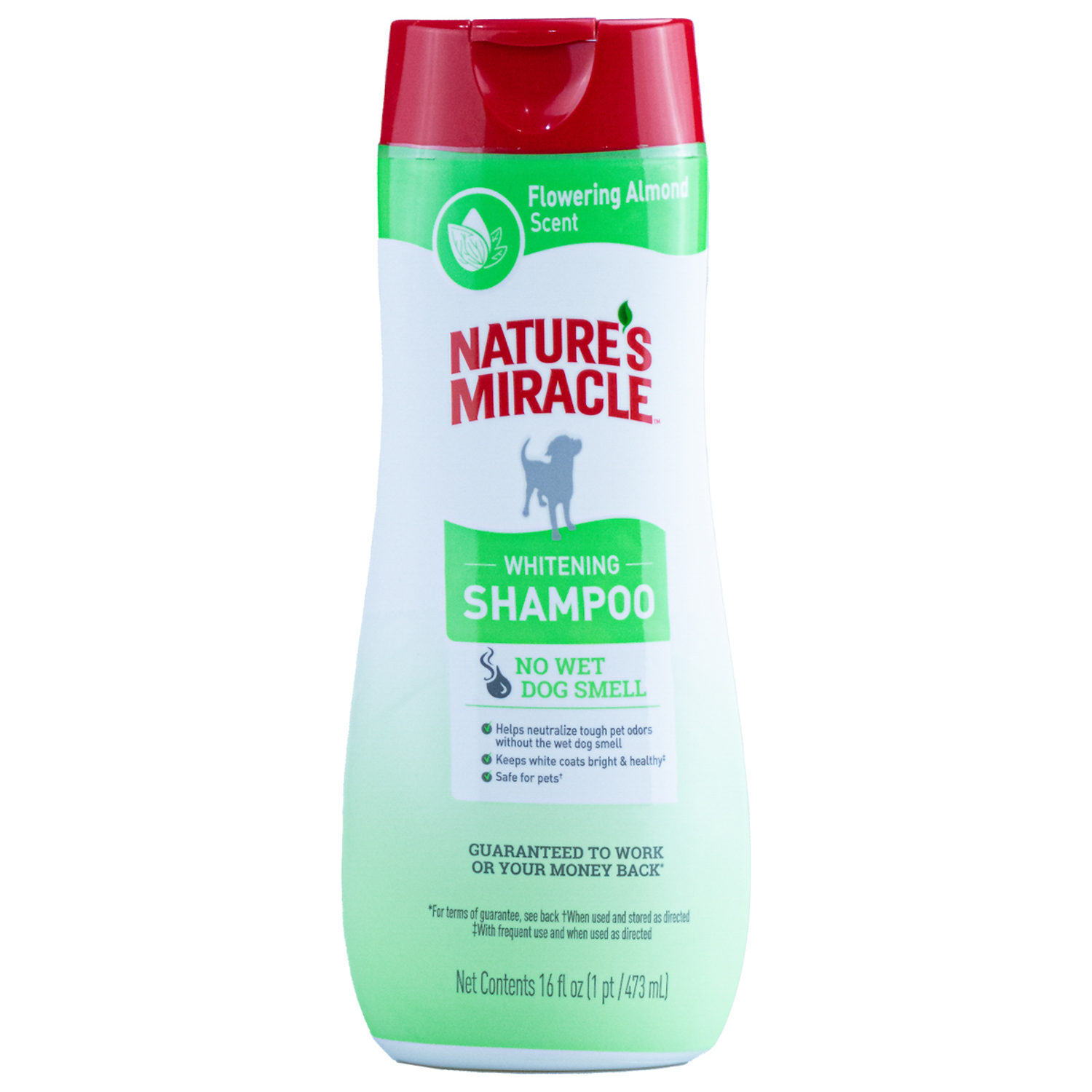 Шампунь для собак Natures Miracle Whitening Odor Control белых с контролем запаха 473мл - фото 1