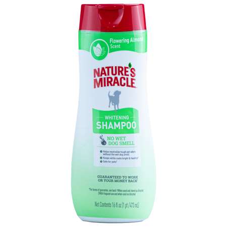 Шампунь для собак Natures Miracle Whitening Odor Control белых с контролем запаха 473мл