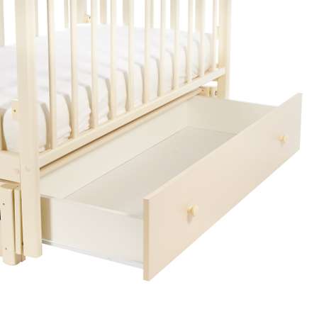 Детская кроватка Sweet Baby Lucia прямоугольная, продольный маятник (слоновая кость)