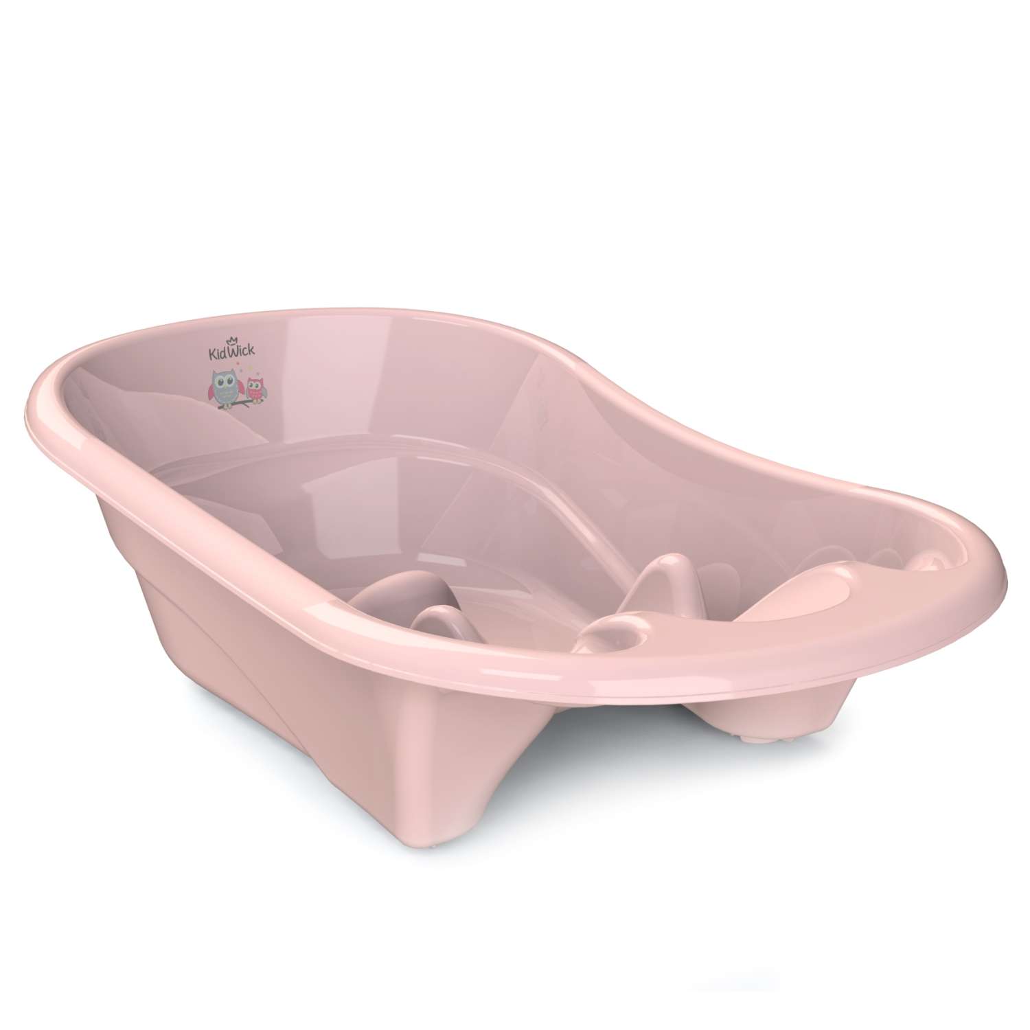 Ванночка для купания KidWick Лайнер с термометром Розовый-Темно-розовый - фото 2
