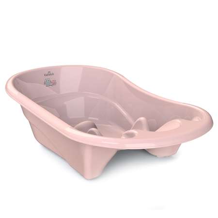 Ванночка для купания KidWick Лайнер с термометром Розовый-Темно-розовый