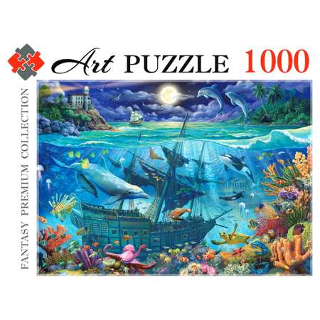 Пазл Рыжий кот Artpuzzle. 1000 элементов Ночь в океане