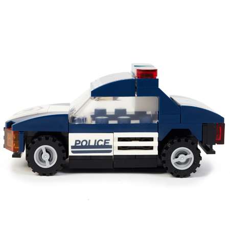 Конструктор Wise block Машина полицейская инерционная 70деталей 40450
