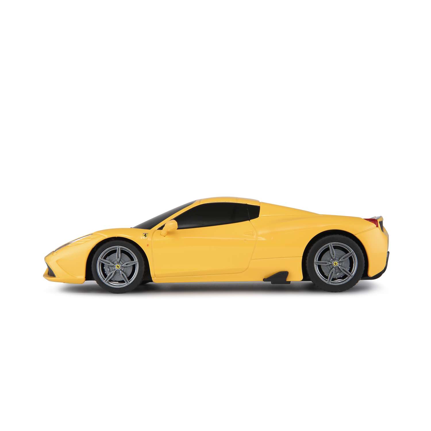 Машинка на радиоуправлении Rastar Ferrari 458 1:24 Желтая - фото 3
