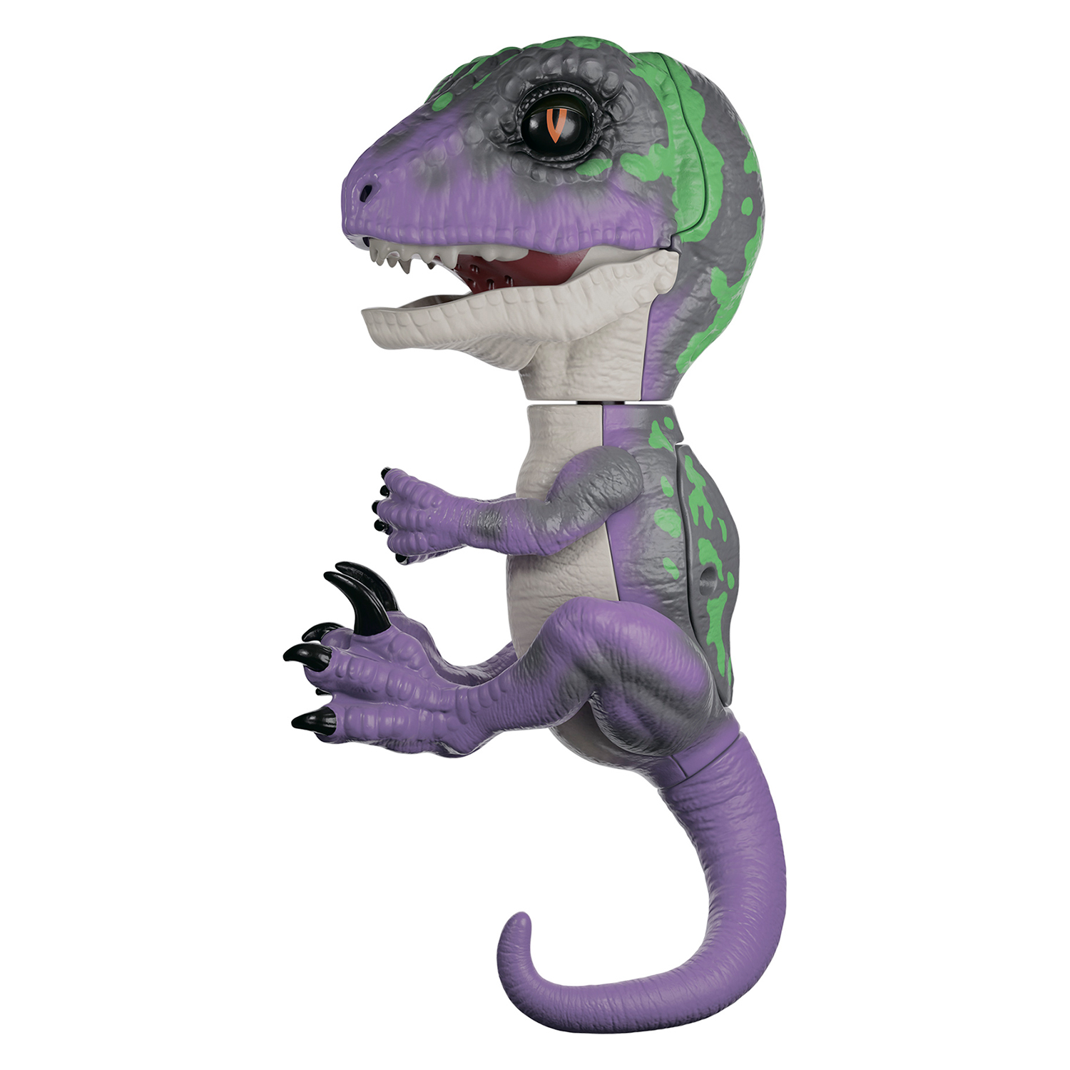 Динозавр Fingerlings Untamed интерактивный Dino Фиолетовый с Темно-зеленым  3784 купить по цене 199 ₽ в интернет-магазине Детский мир