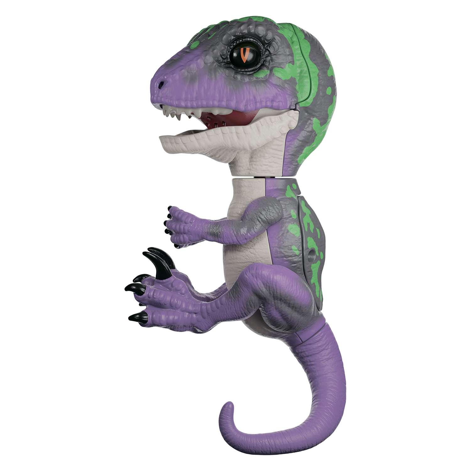 Динозавр Fingerlings Untamed интерактивный Dino Фиолетовый с Темно-зеленым 3784 - фото 1