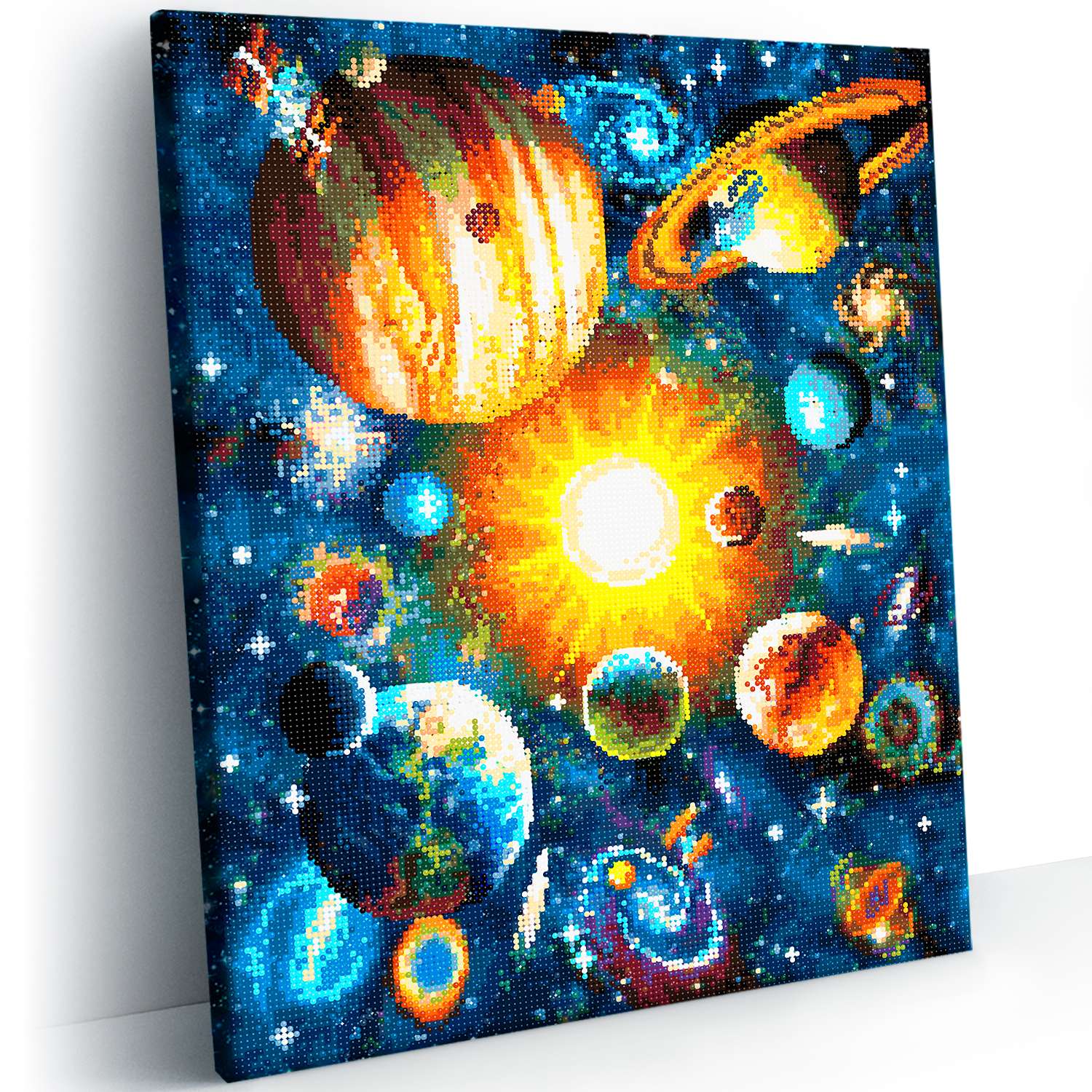 Алмазная мозаика Art on Canvas Космос холст на подрамнике 40х50 см - фото 9