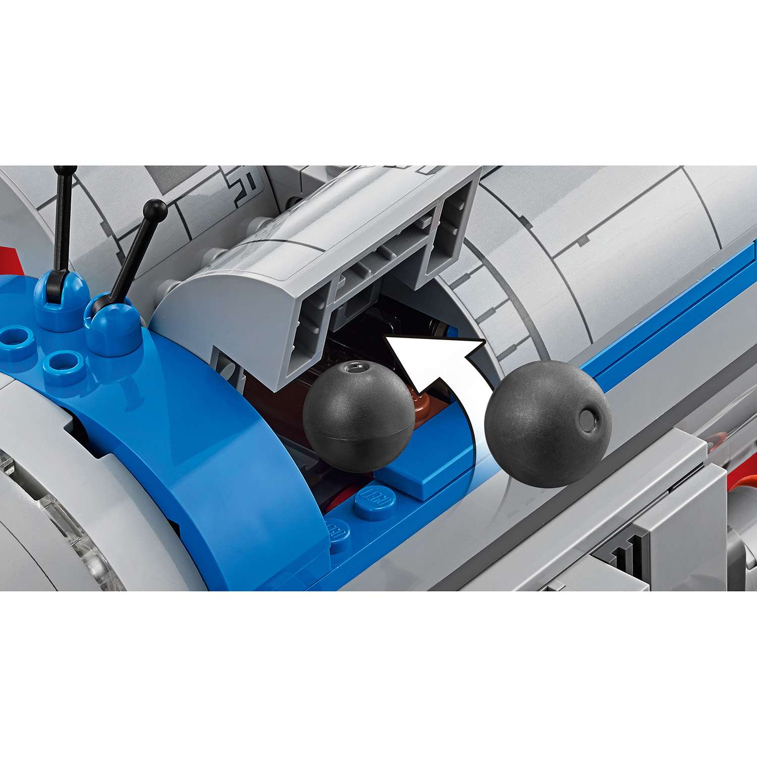 Конструктор LEGO Star Wars TM Бомбардировщик Сопротивления (75188) - фото 6
