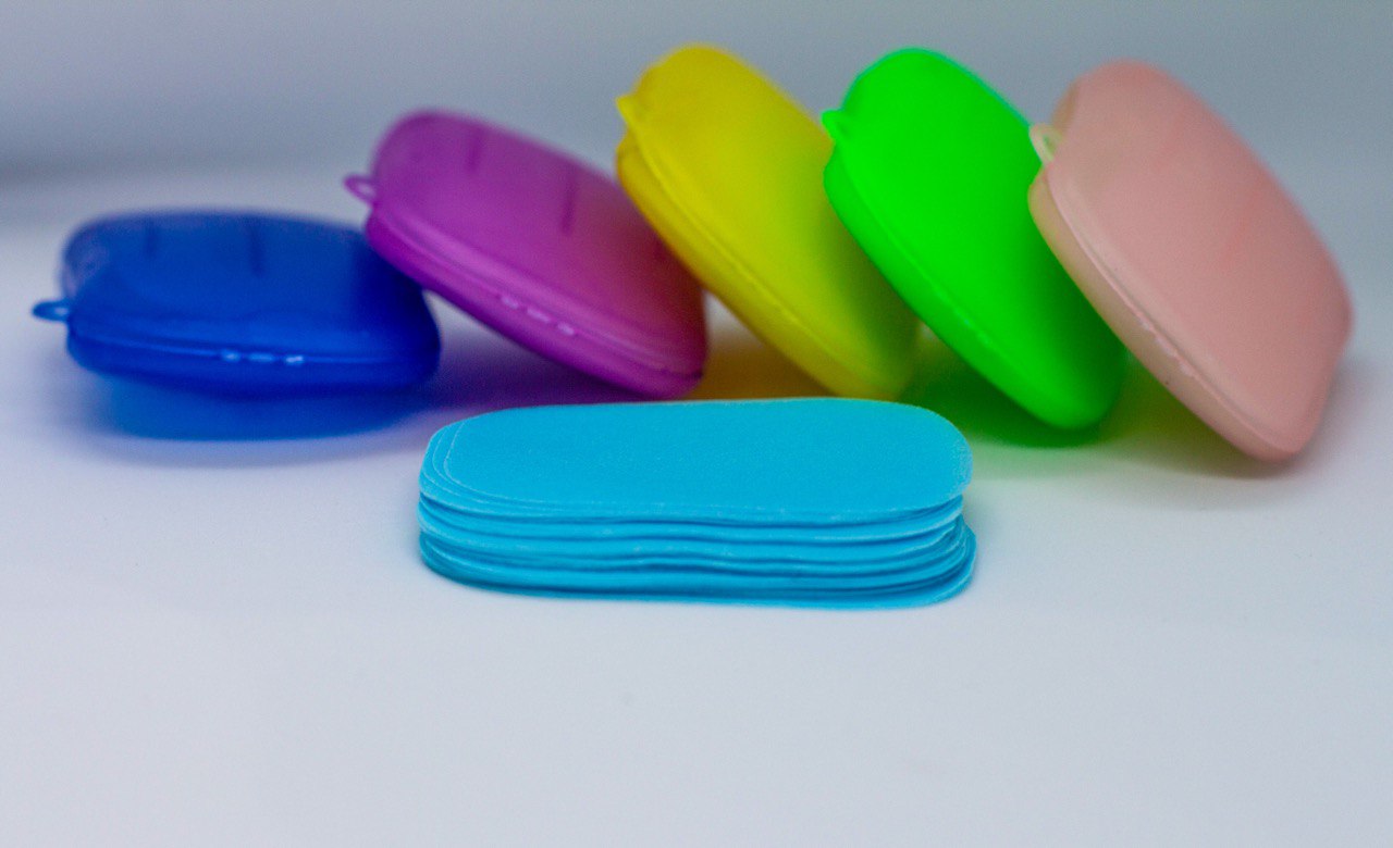 Мыло Riten лепестковое 5 разноцветных кейсов дорожное - фото 15