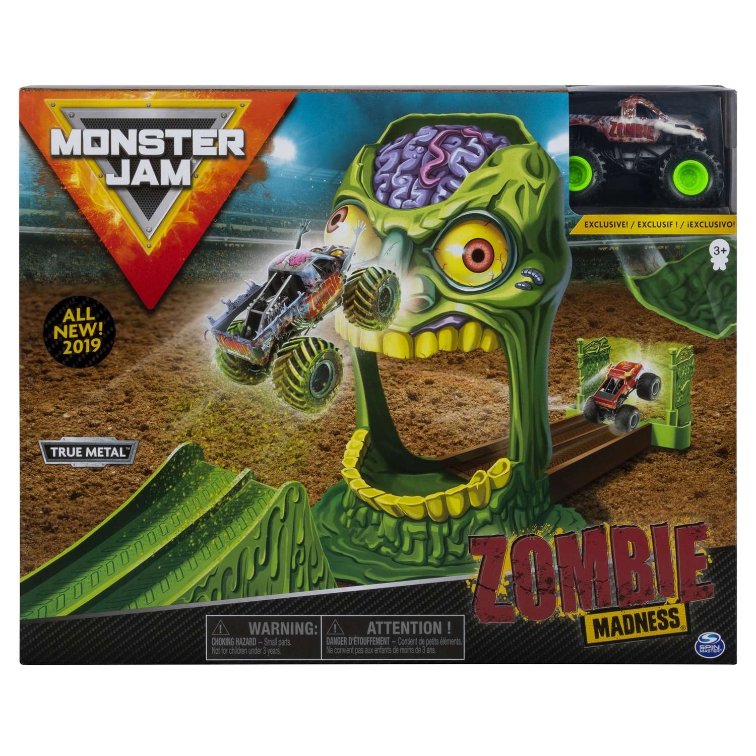 Набор игровой Monster Jam Зона Зомби с машинкой 1:64 Zombie 6053298 6053298 - фото 2