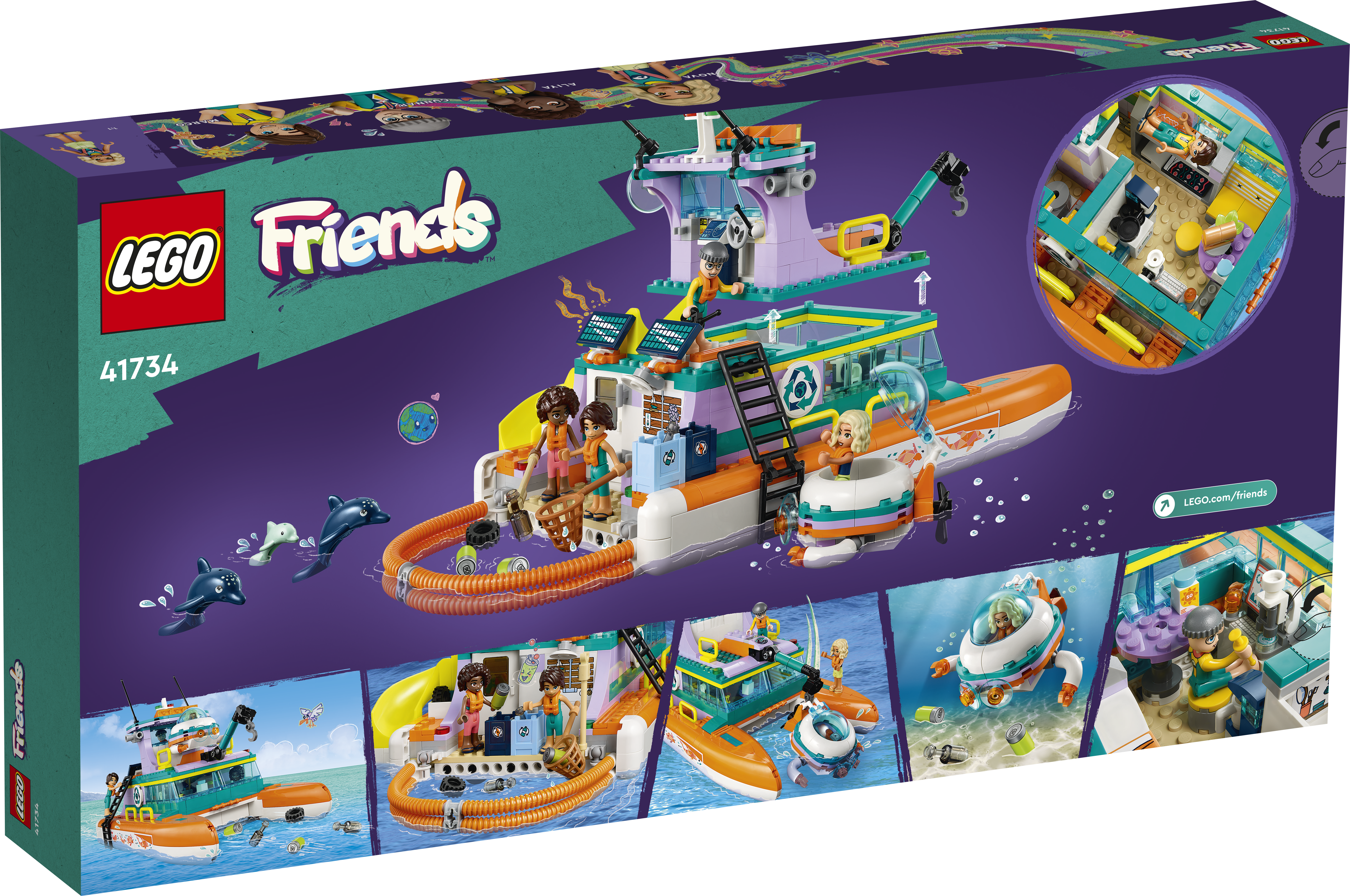 Конструктор LEGO Friends Sea Rescue Boat 41734 - фото 10