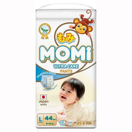 Подгузники-трусики Momi Ultra Care L 9-14кг 44шт