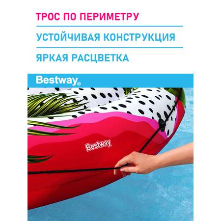 Круглый матрас для плавания Bestway Тропические фрукты 188 см