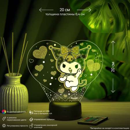 Ночник Hello Kitty С бантиком