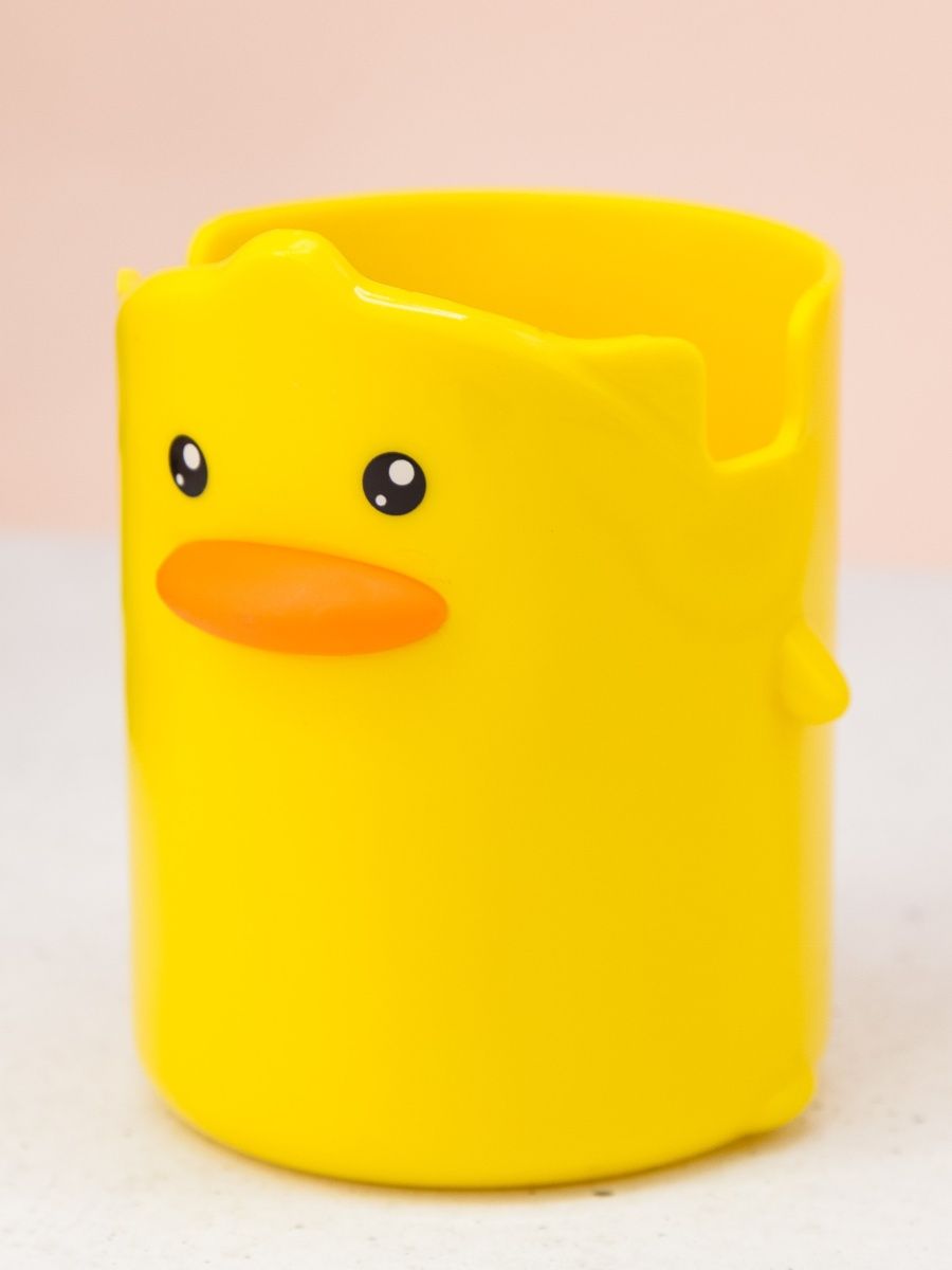 Стакан для зубных щеток iLikeGift Little duck yellow - фото 3