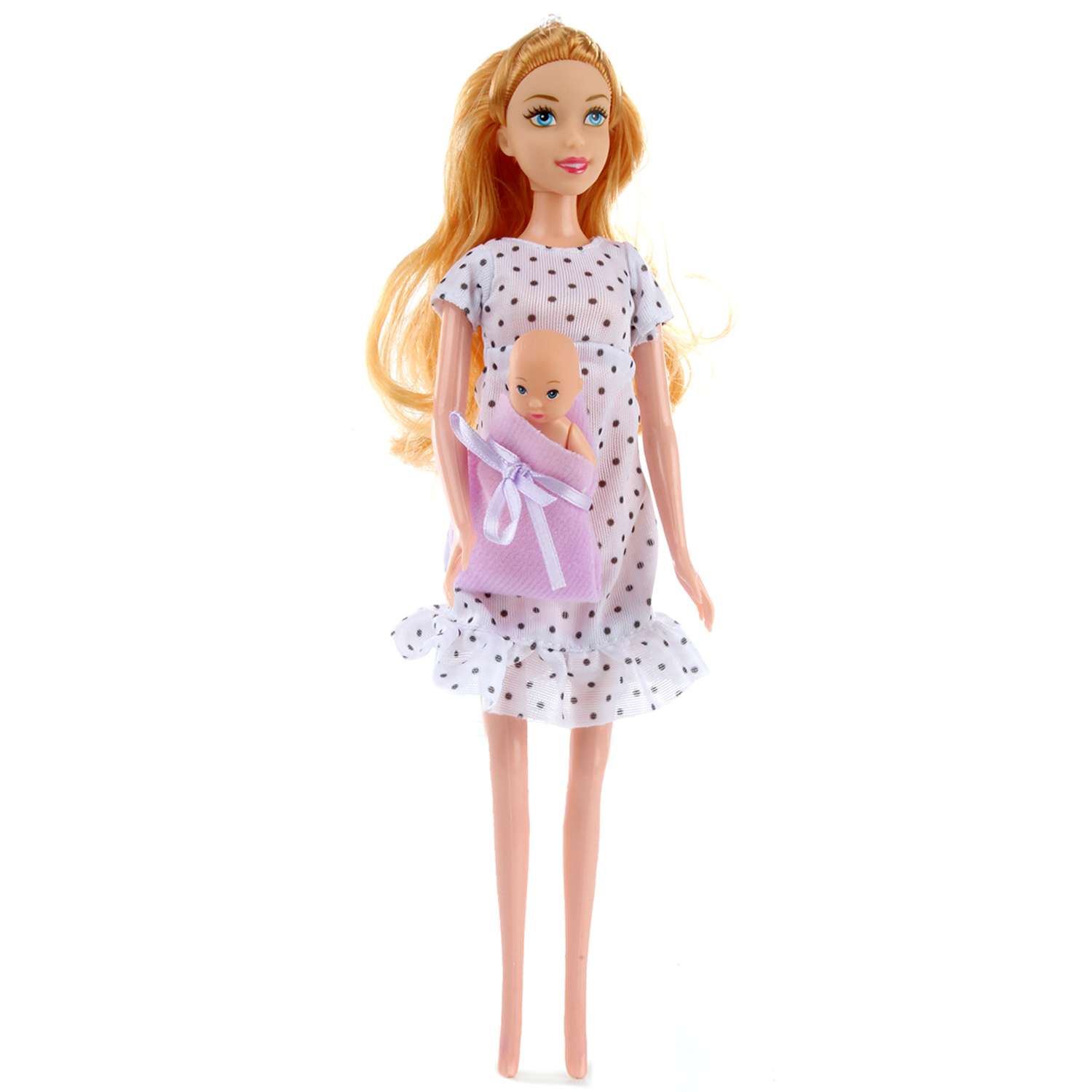 Кукла модель Барби Veld Co будущая мама с малышем 124763 - фото 1