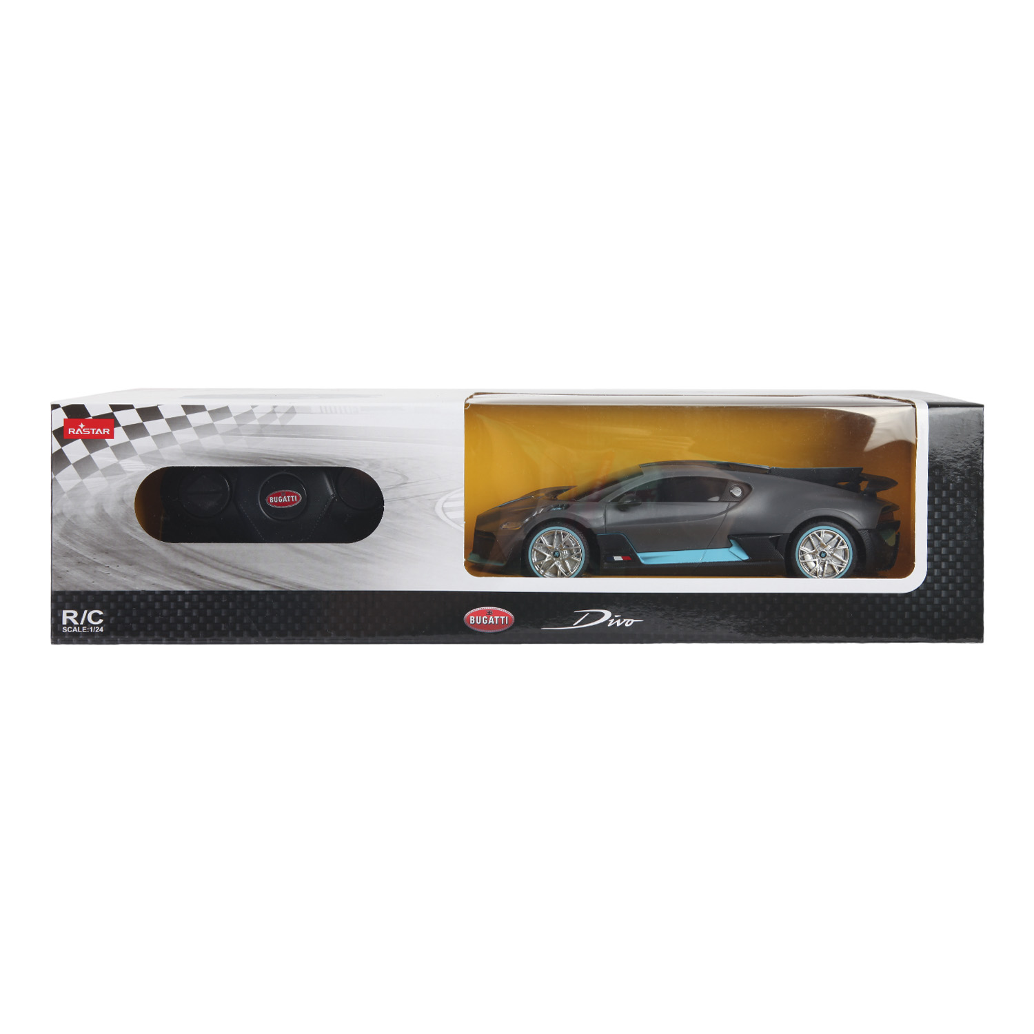 Машина РУ Rastar 1:24 Bugatti Divo Серая 98900