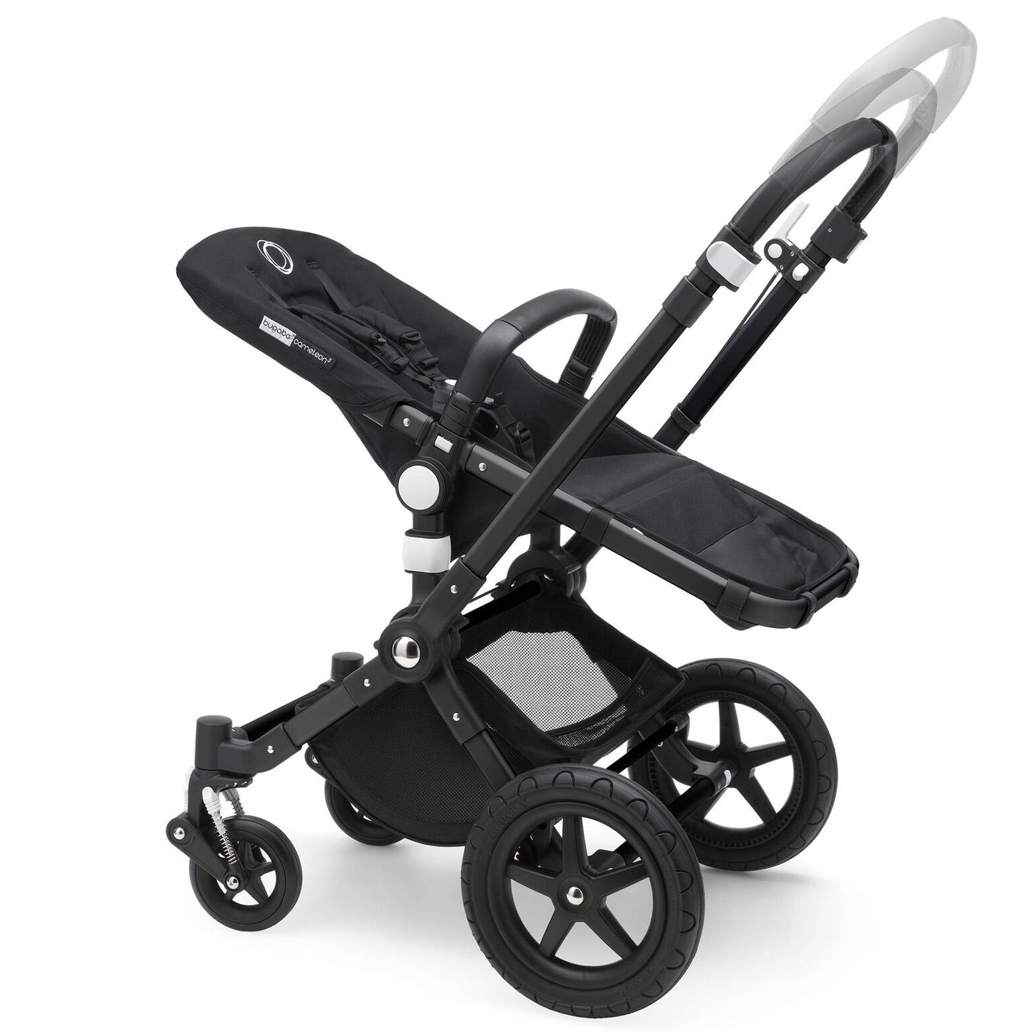 Коляска 2в1 Bugaboo Cameleon3 Plus Complete Black-Grey Melange 239165GM01 - фото 14