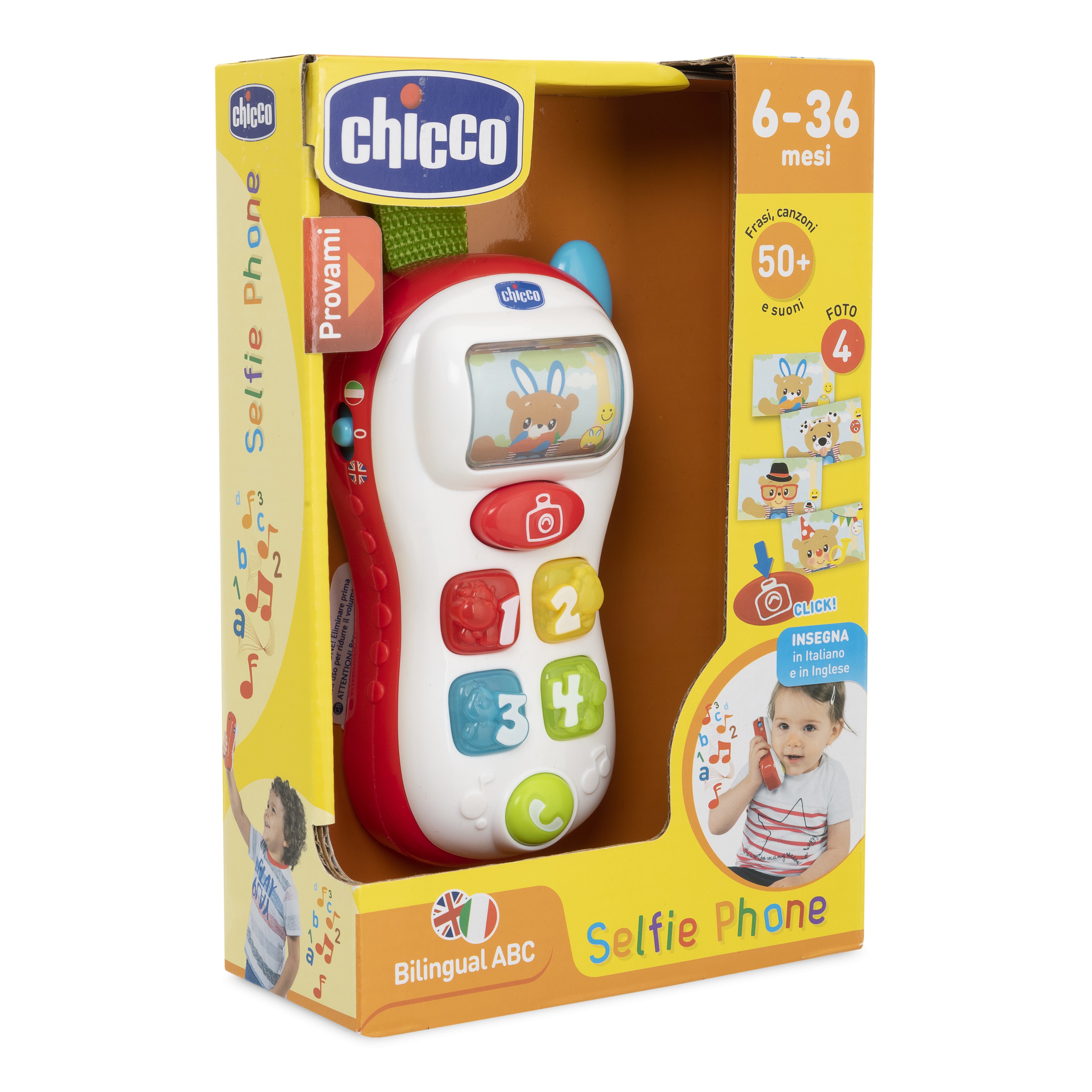 Игрушка Chicco Говорящий телефон 00009611000180 - фото 3