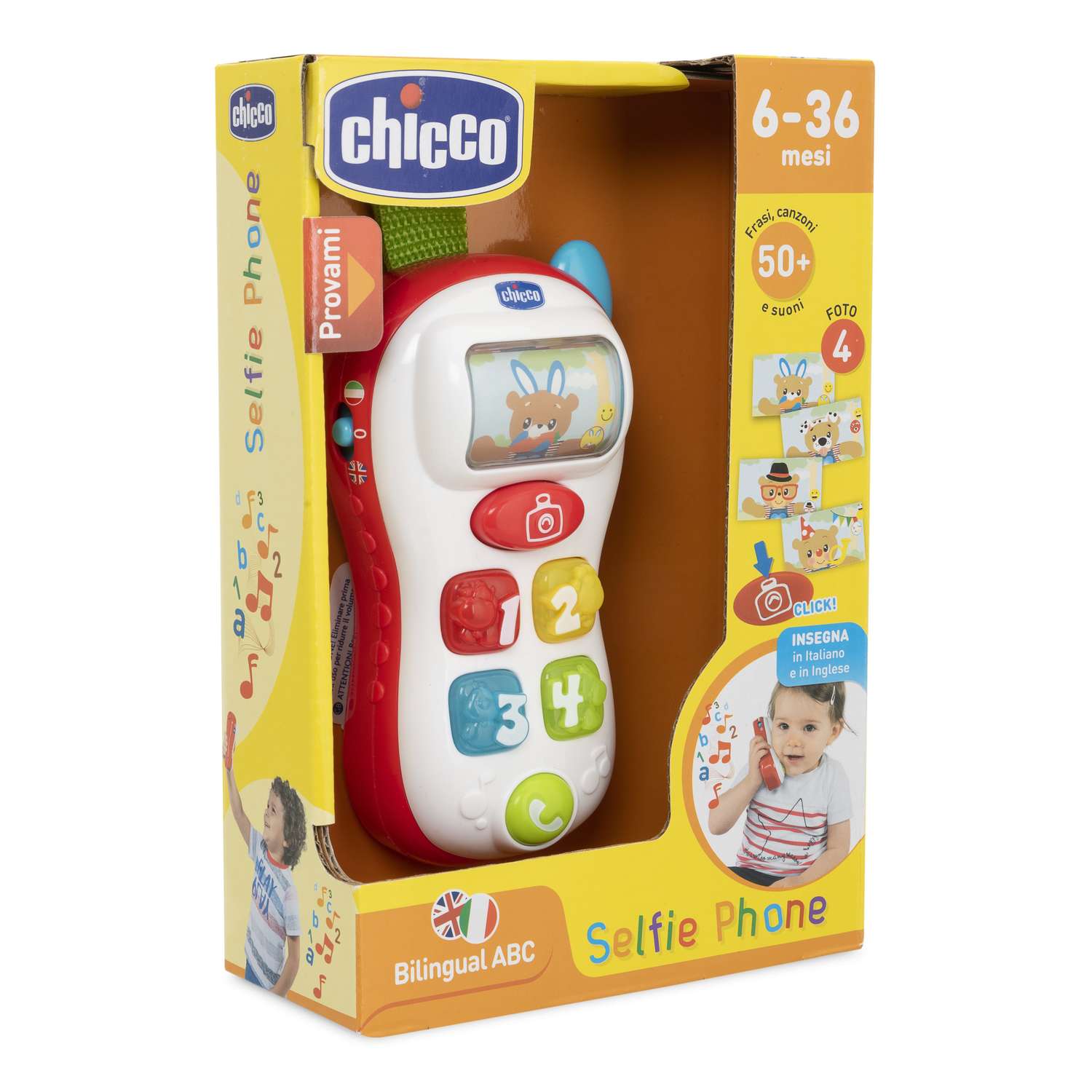 Игрушка Chicco Говорящий телефон 00009611000180 купить по цене 43.8 руб. в  интернет-магазине Детмир