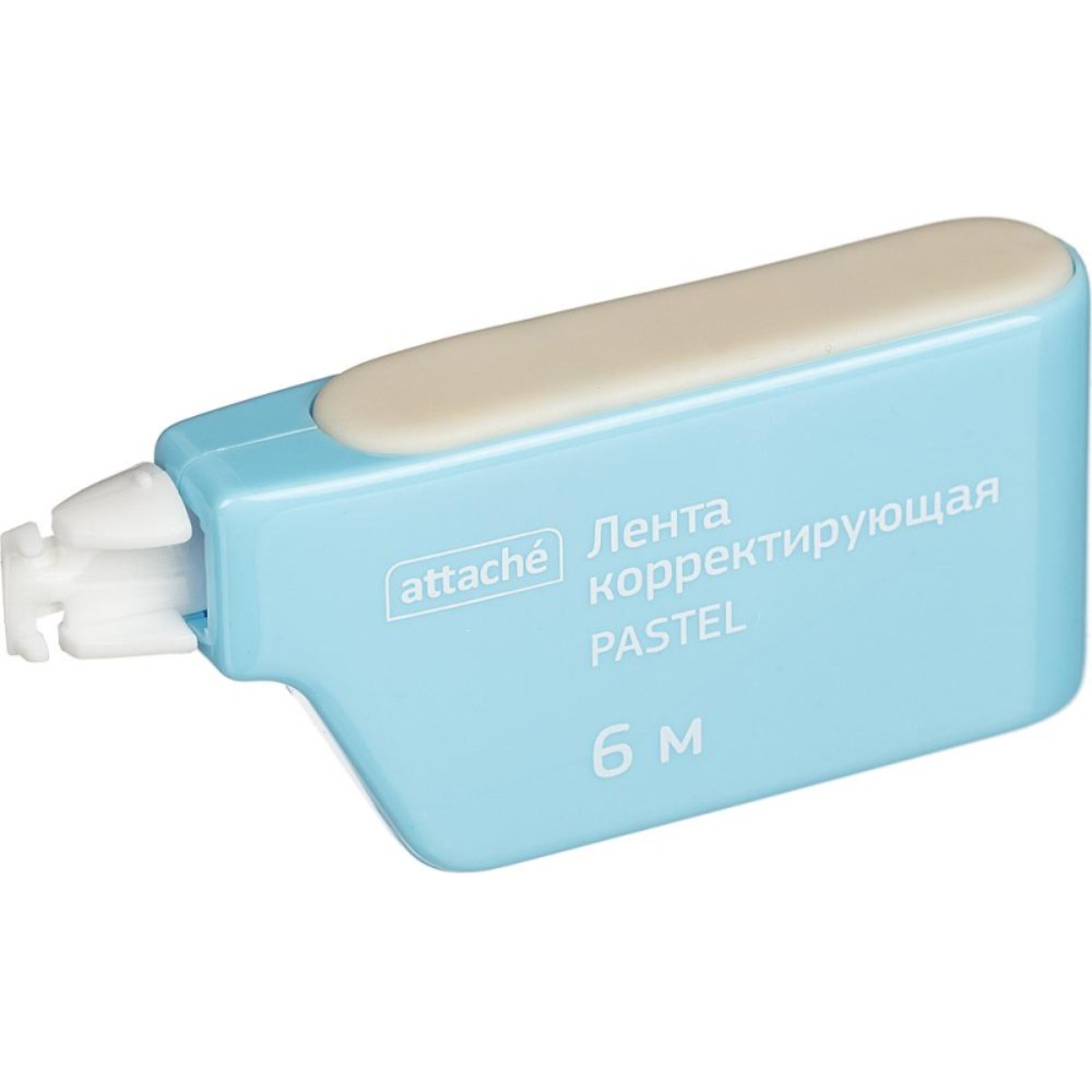 Корректирующая лента Attache 5ммх6м pastel прямоугольная форма 6 шт - фото 2