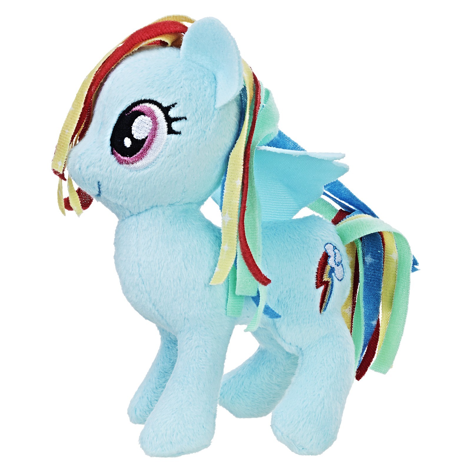 Игрушка мягкая My Little Pony Пони Рейнбоу Дэш 2 с волосами C0102EU4 - фото 1