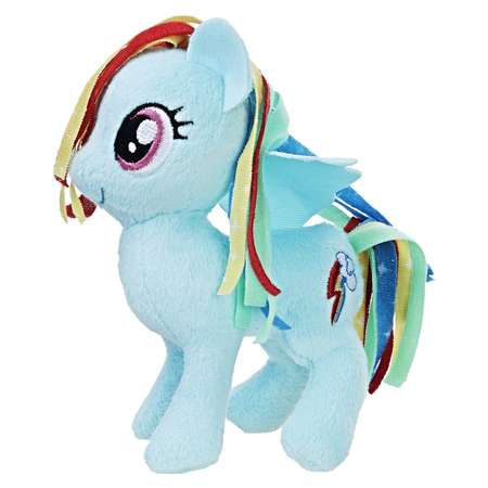Игрушка мягкая My Little Pony Пони Рейнбоу Дэш 2 с волосами C0102EU4