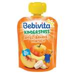 Пюре Bebivita яблоко-банан-персик 90г с 6месяцев