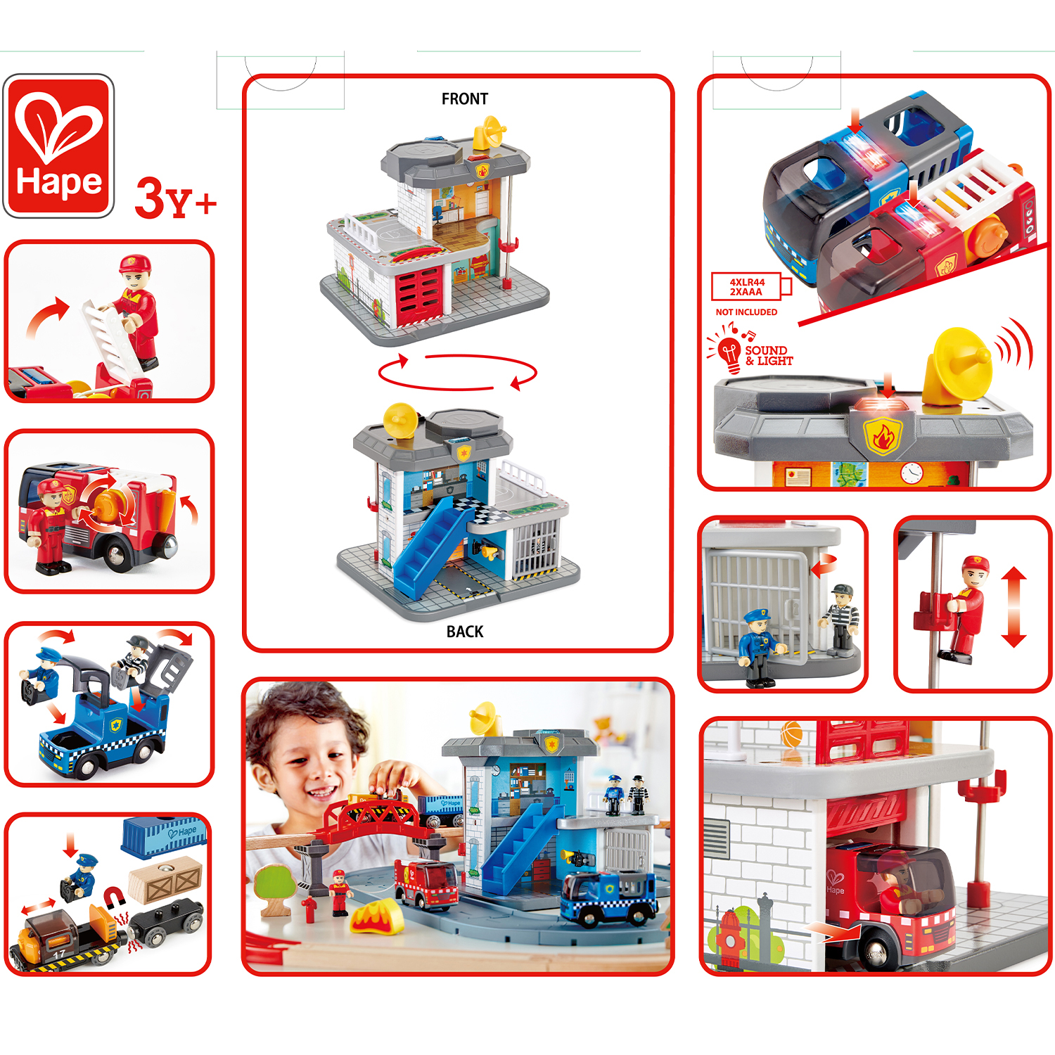 Набор железнодорожный Hape E3736_HP - фото 16
