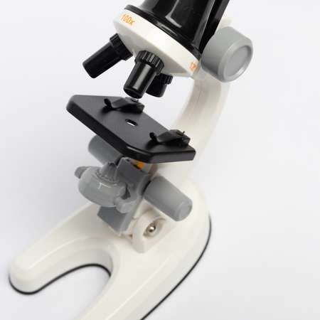 Микроскоп детский белый Resim Partners с набором для опытов