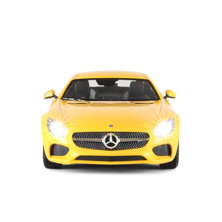Машинка на радиоуправлении Rastar Mercedes AMG GT 1:14 Желтая
