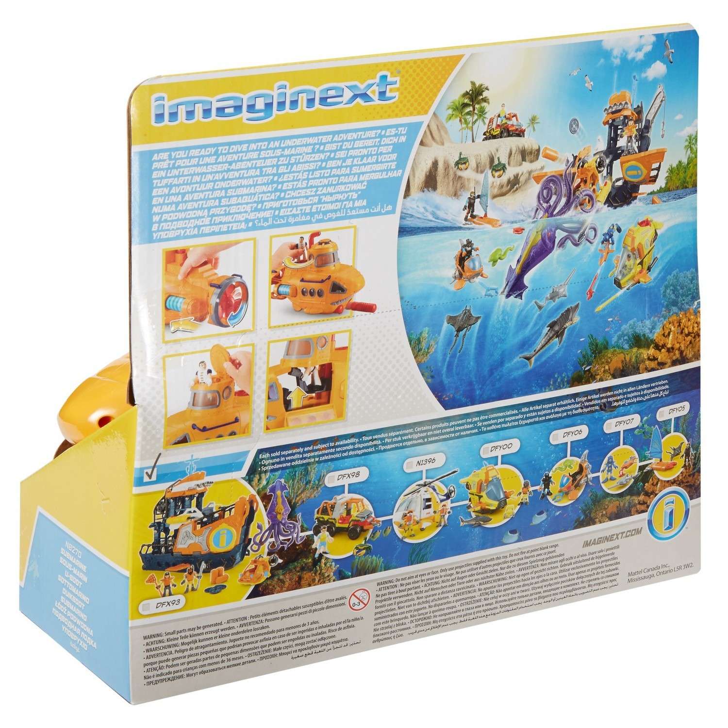 Набор транспорта IMAGINEXT Fisher-Price Океан N8270 P5487 - фото 12