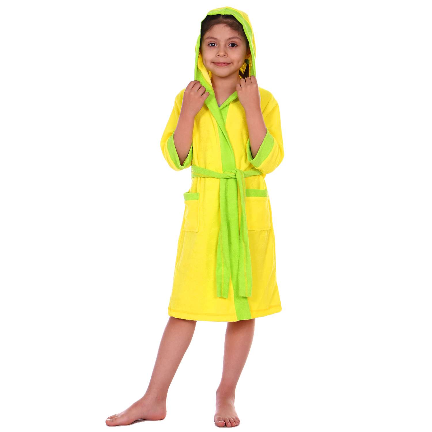 Халат Детская Одежда 8003М/желтый2 - фото 1