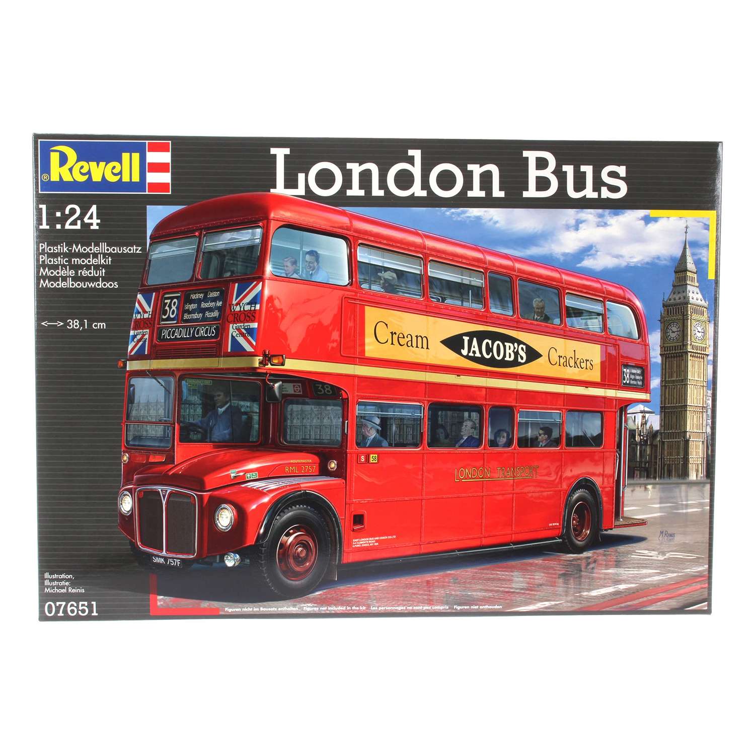 Сборная модель Revell Лондонский автобус 07651N - фото 2